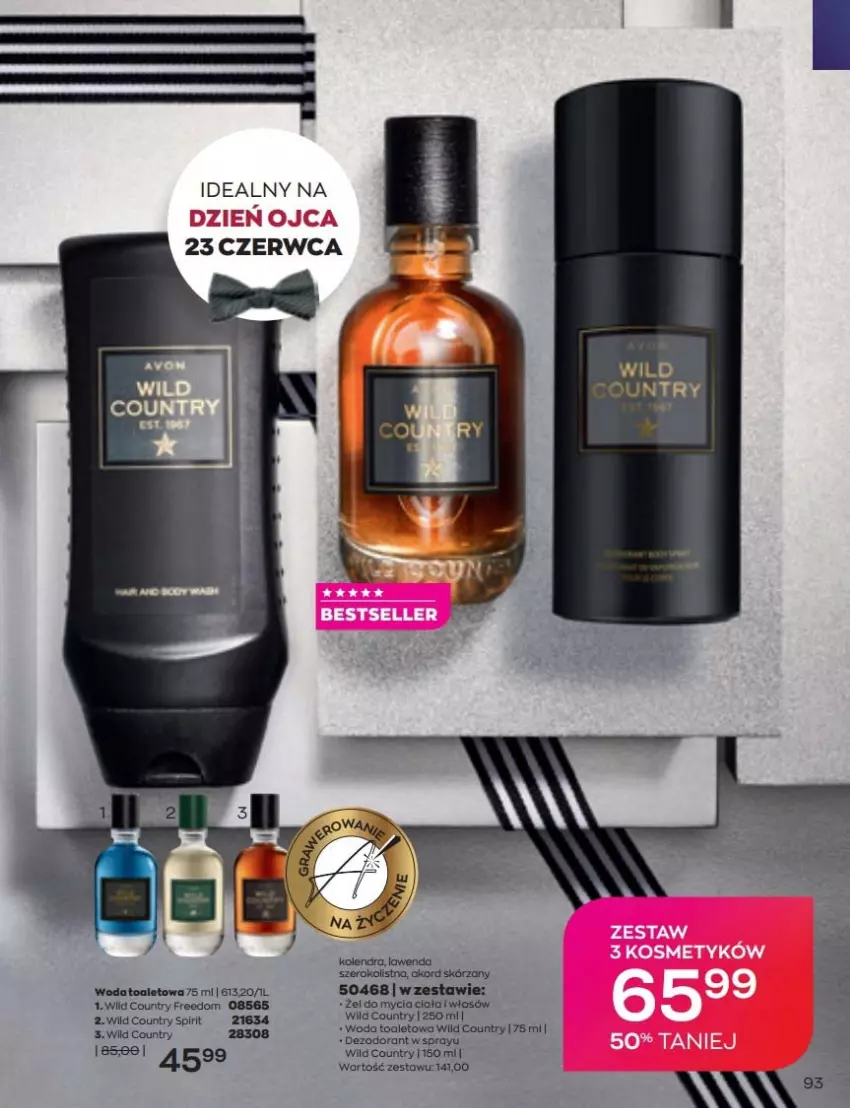 Gazetka promocyjna Avon - Katalog Avon 6/2022 kampania czerwiec - ważna 01.06 do 30.06.2022 - strona 93 - produkty: Woda, Woda toaletowa