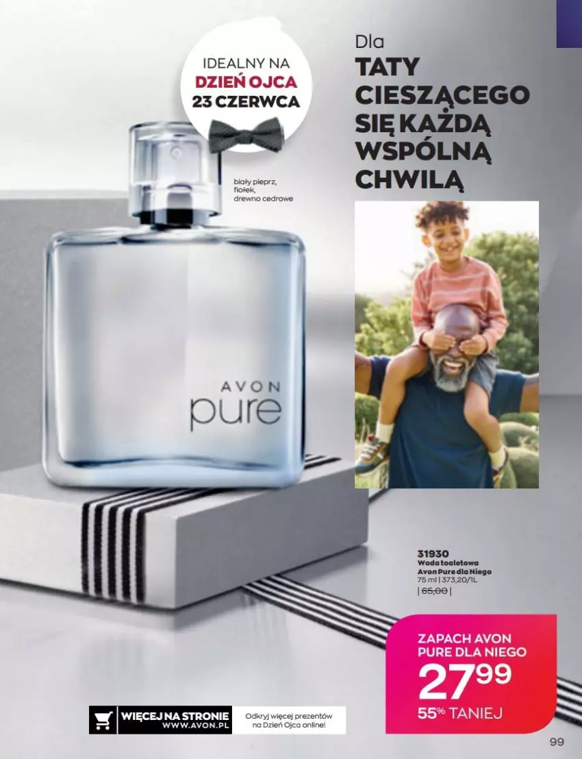 Gazetka promocyjna Avon - Katalog Avon 6/2022 kampania czerwiec - ważna 01.06 do 30.06.2022 - strona 99 - produkty: Pur, Woda, Woda toaletowa