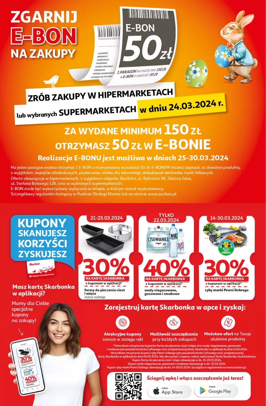 Gazetka promocyjna Auchan - Wielkanoc z najlepszej cenie! Część 2. Supermarket Auchan - ważna 21.03 do 30.03.2024 - strona 2 - produkty: Brokuły, Czosnek, Mydło, Mydło w płynie, Piec