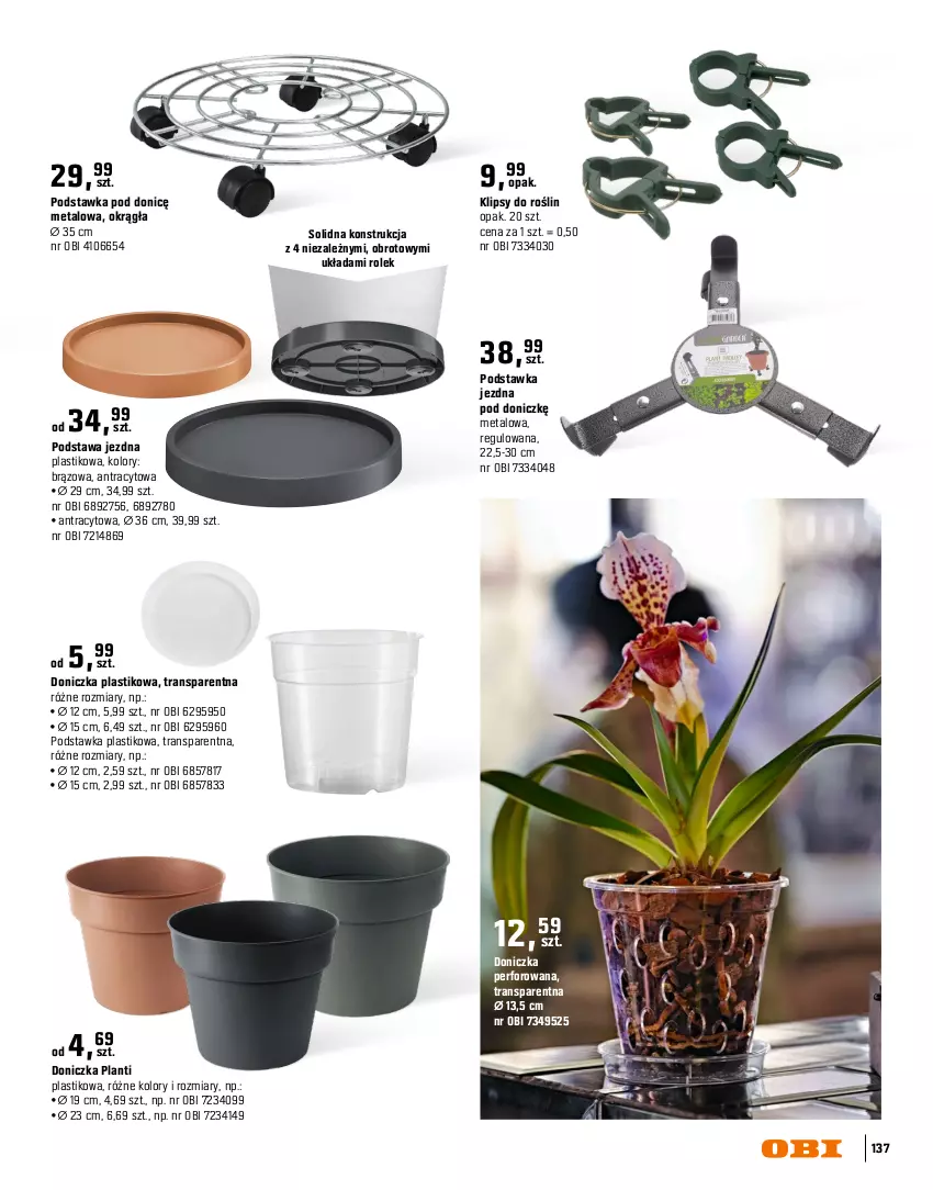 Gazetka promocyjna Obi - Gazetka OBI - ważna 16.03 do 31.08.2026 - strona 137 - produkty: Intel, Ociekacz, Tran
