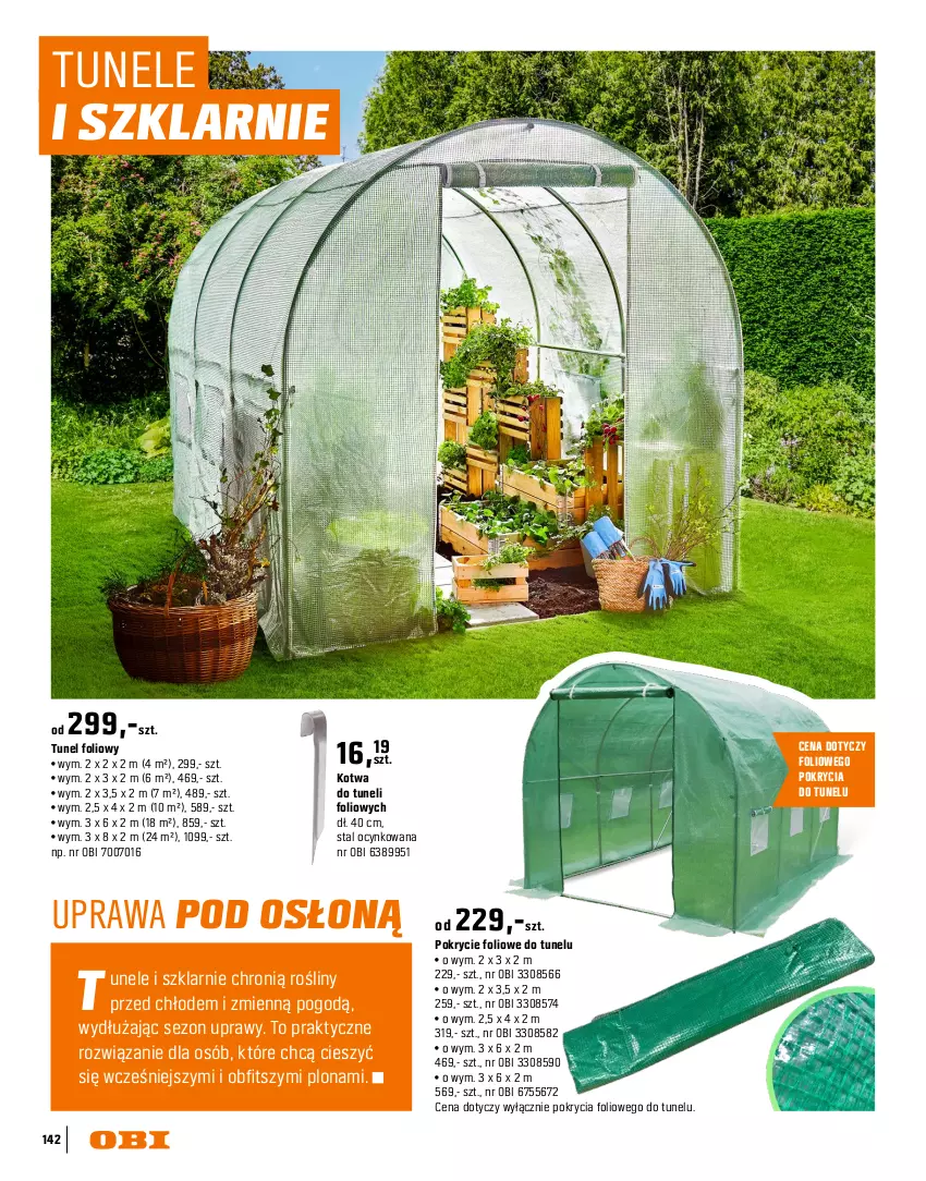 Gazetka promocyjna Obi - Gazetka OBI - ważna 16.03 do 31.08.2026 - strona 142 - produkty: Cynk, Tunel