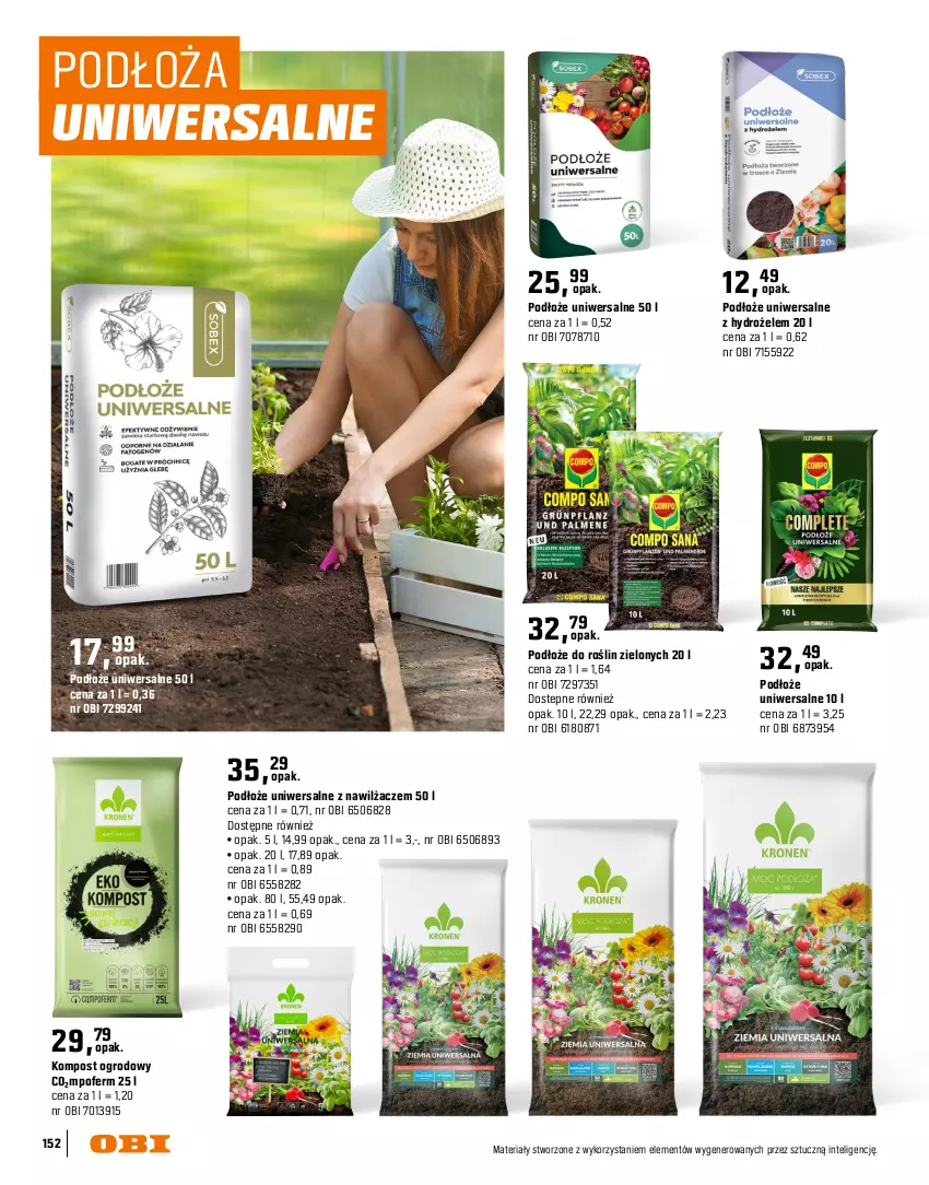Gazetka promocyjna Obi - Gazetka OBI - ważna 16.03 do 31.08.2026 - strona 152 - produkty: Intel, Podłoże do roślin, Surf