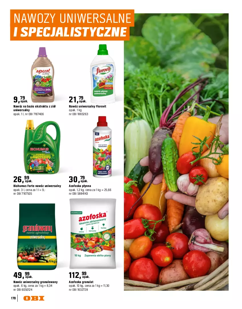 Gazetka promocyjna Obi - Gazetka OBI - ważna 16.03 do 31.08.2026 - strona 170 - produkty: Biohumus, Gra, Mus, Nawóz, Ogród
