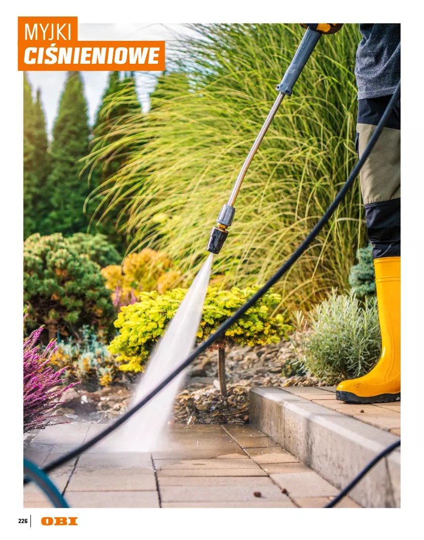 Gazetka promocyjna Obi - Gazetka OBI - ważna 16.03 do 31.08.2026 - strona 226 - produkty: Gala, Kärcher, Koc, LG, Myjka ciśnieniowa, Pistolet, Sok, Szczotka