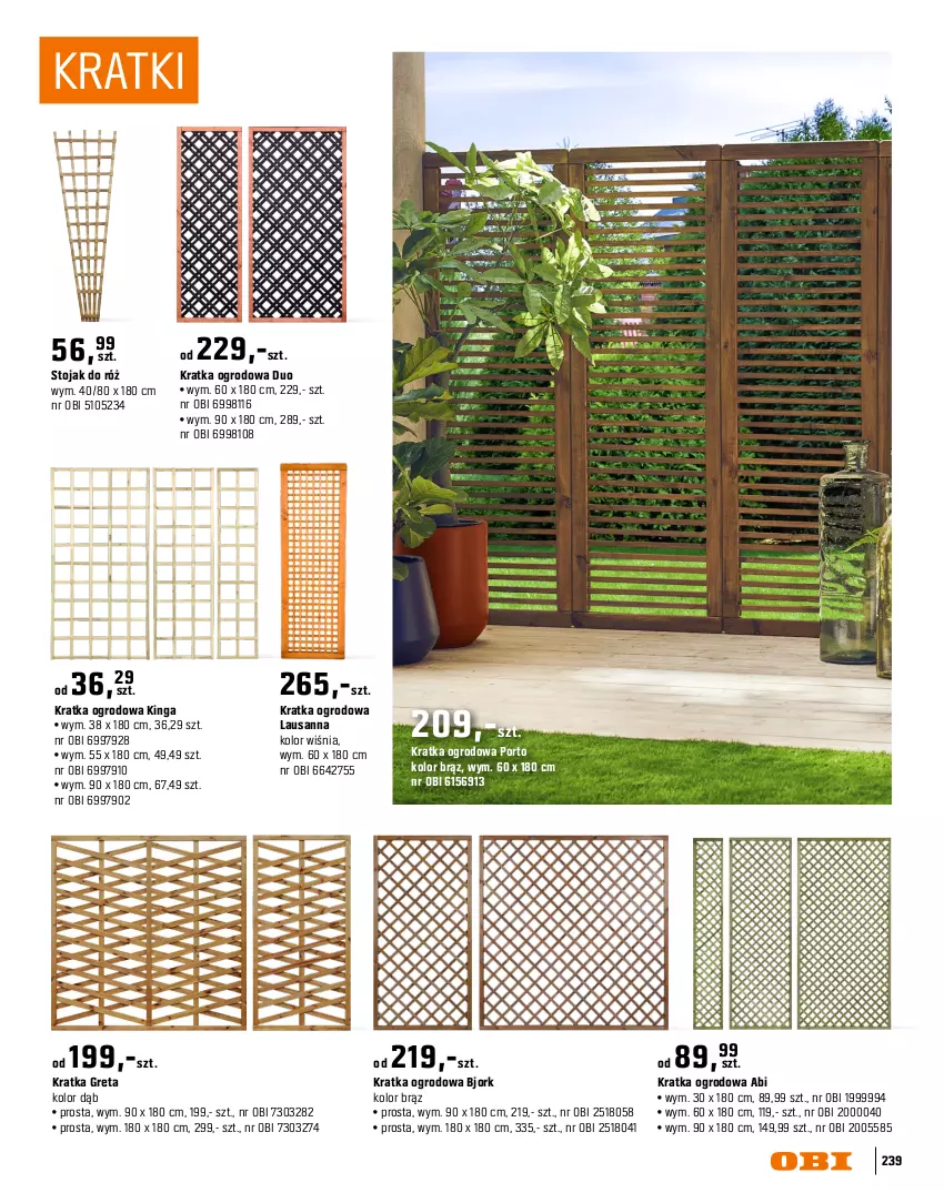 Gazetka promocyjna Obi - Gazetka OBI - ważna 16.03 do 31.08.2026 - strona 239 - produkty: Por, Stojak
