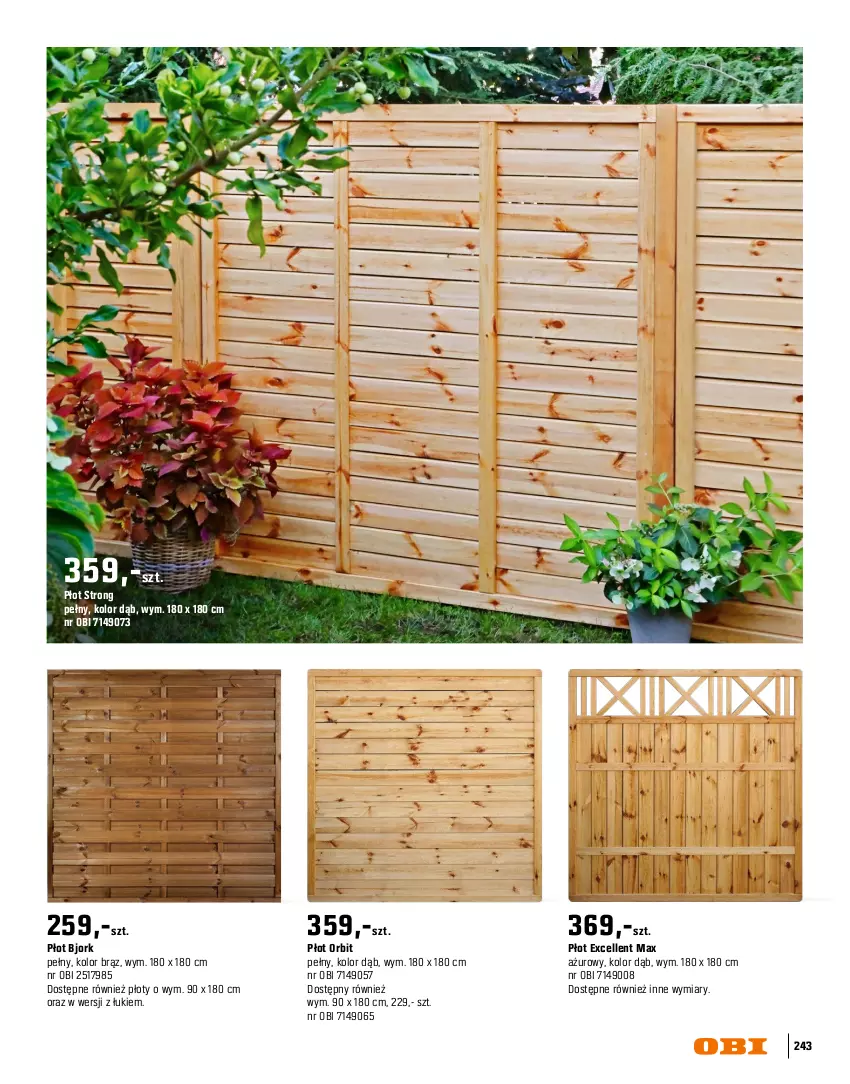 Gazetka promocyjna Obi - Gazetka OBI - ważna 16.03 do 31.08.2026 - strona 243 - produkty: Orbit
