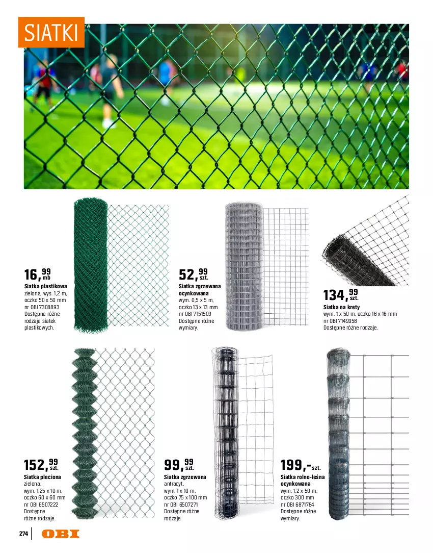 Gazetka promocyjna Obi - Gazetka OBI - ważna 16.03 do 31.08.2026 - strona 274 - produkty: Cynk, Kret, Papier, Pojemnik, Por, Siatka, Sól