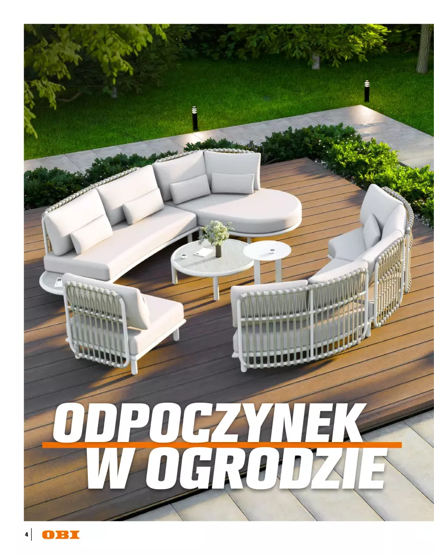 Gazetka promocyjna Obi - Gazetka OBI - ważna 16.03 do 31.08.2026 - strona 4 - produkty: Grill, Ogród, Por, Rum