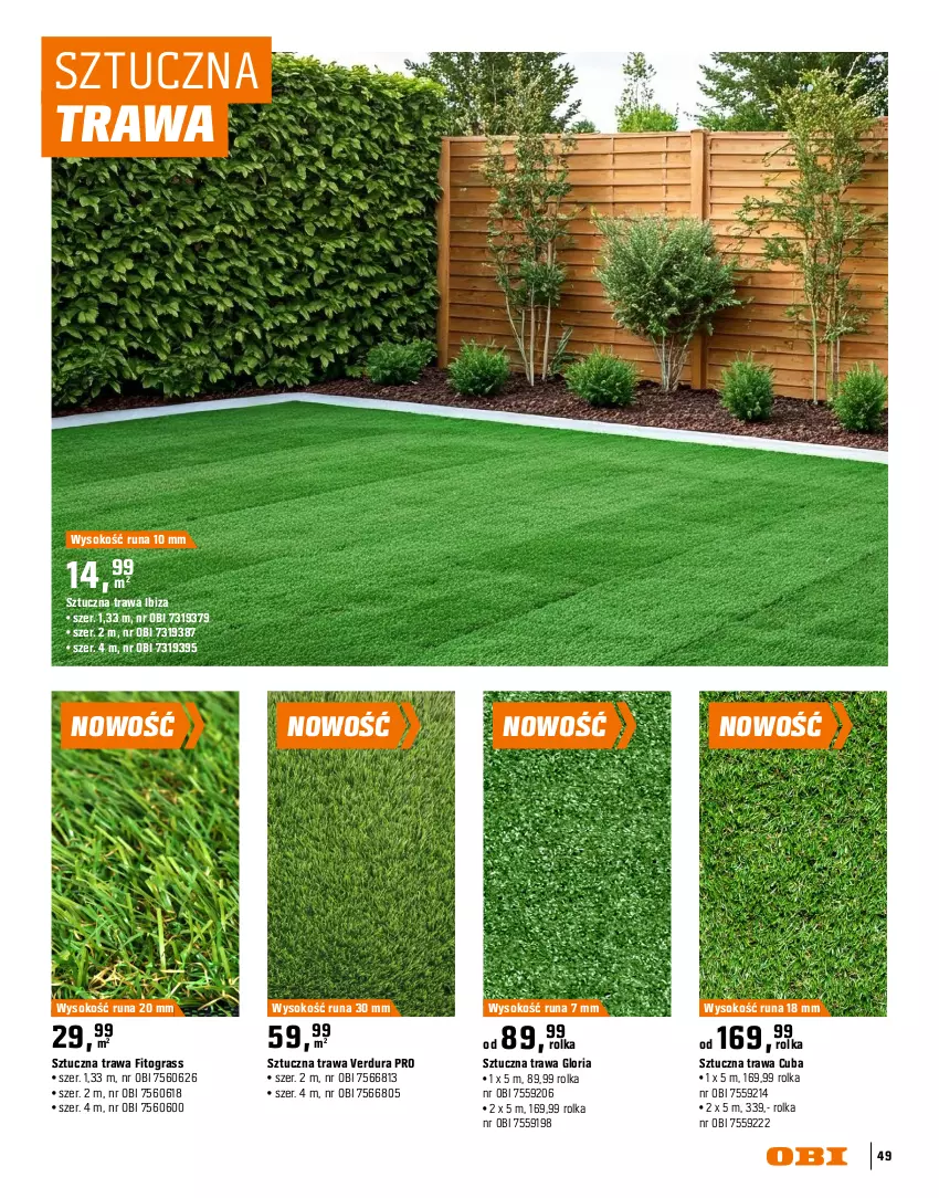 Gazetka promocyjna Obi - Gazetka OBI - ważna 16.03 do 31.08.2026 - strona 49 - produkty: Dywan, Gra, Sok