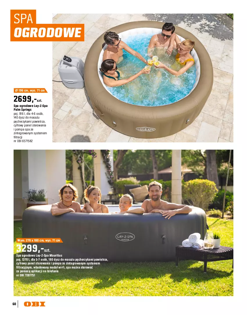 Gazetka promocyjna Obi - Gazetka OBI - ważna 16.03 do 31.08.2026 - strona 60 - produkty: Rum, Siedzisko, Telefon