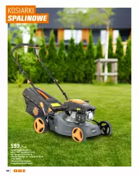 Gazetka promocyjna Obi - Gazetka OBI - Gazetka - ważna od 31.08 do 31.08.2026 - strona 208 - produkty: Kosiarka spalinowa z napędem, Kosz, Kosiarka