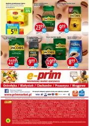 Gazetka promocyjna Prim Market - Gazetka - ważna od 27.07 do 27.07.2022 - strona 16 - produkty: Kawa rozpuszczalna, Gra, Kawa ziarnista, Kawa mielona, Kawa, Lipton, Prima, Jacobs, Herbata, Fa