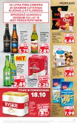 Gazetka promocyjna Kaufland - OFERTA TYGODNIA - Gazetka - ważna od 20.10 do 20.10.2021 - strona 35 - produkty: Piwa, Piwo, Książęce, Ser, Gin, Gra, Orzeszki, Mieszanka studencka, Chipsy, Heineken, Tyskie, Warka, Felix, Orzeszki ziemne, Helio