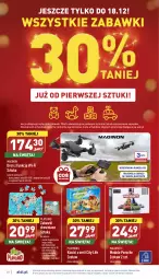 Gazetka promocyjna Aldi - Pełny katalog - Gazetka - ważna od 11.12 do 11.12.2022 - strona 28 - produkty: Ser, Por, Gin, Pociąg, Zabawki drewniane, Puzzle, Karta pamięci, Tran, , Kamera, Playmobil, Klocki, Obraz, Mobil, Kalendarz