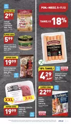 Gazetka promocyjna Aldi - Pełny katalog - Gazetka - ważna od 11.12 do 11.12.2022 - strona 5 - produkty: Kurczak, Krakus, Warzywa, Sos, Por, Parówki, Parówki z szynki, Pasztet, Królik, Lion, Fanta, Fa