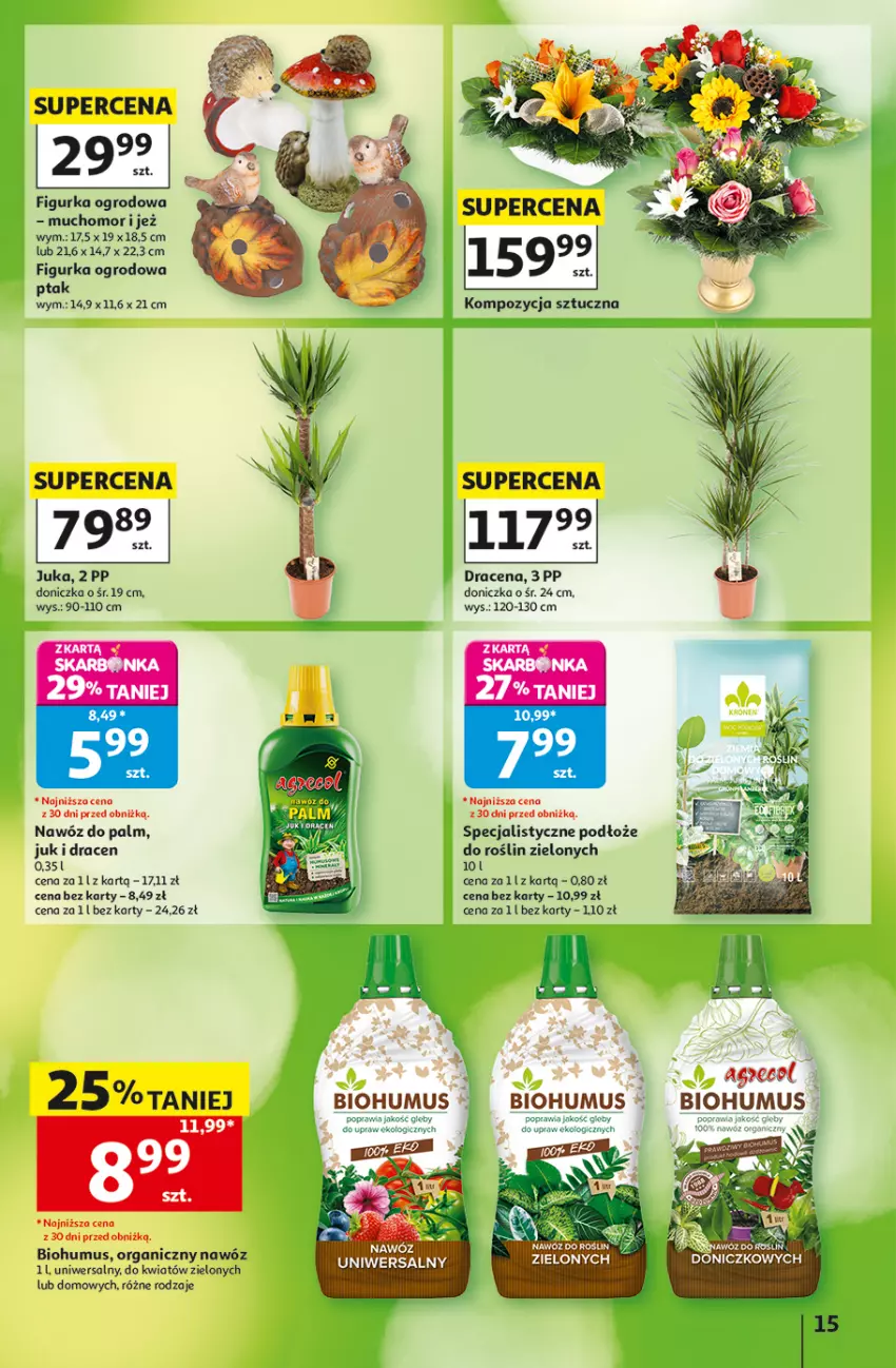 Gazetka promocyjna Auchan - 30 Lat Hipermarket - ważna 03.09 do 09.09.2026 - strona 15 - produkty: Biohumus, Mus, Nawóz, Podłoże do roślin
