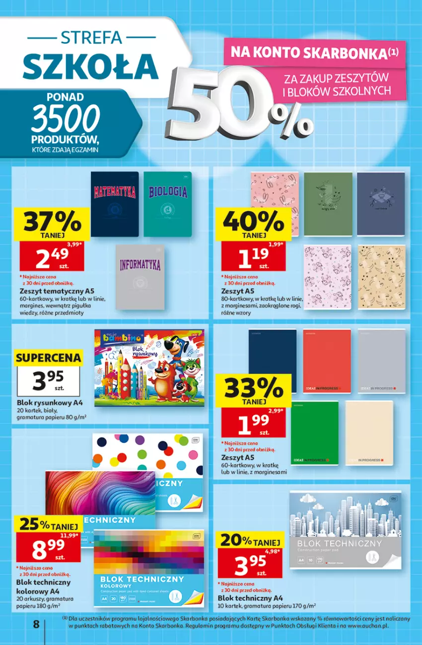 Gazetka promocyjna Auchan - 30 Lat Hipermarket - ważna 03.09 do 09.09.2026 - strona 8 - produkty: Fa, Gin, Gra, Papier, Por, Rama