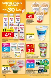 Gazetka promocyjna Auchan - 30 Lat Hipermarket - Gazetka - ważna od 09.09 do 09.09.2026 - strona 22 - produkty: Jogurt naturalny, Gra, Twaróg, Zott, Jogurt, Mlekovita, Galaretka, Bakoma, Twaróg chudy, Gala, Mleko