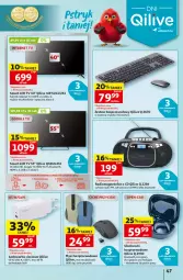 Gazetka promocyjna Auchan - 30 Lat Hipermarket - Gazetka - ważna od 09.09 do 09.09.2026 - strona 47 - produkty: LED TV, Słuchawki, Klawiatura, Warka, Słuchawki bezprzewodowe, Mysz bezprzewodowa, Mysz