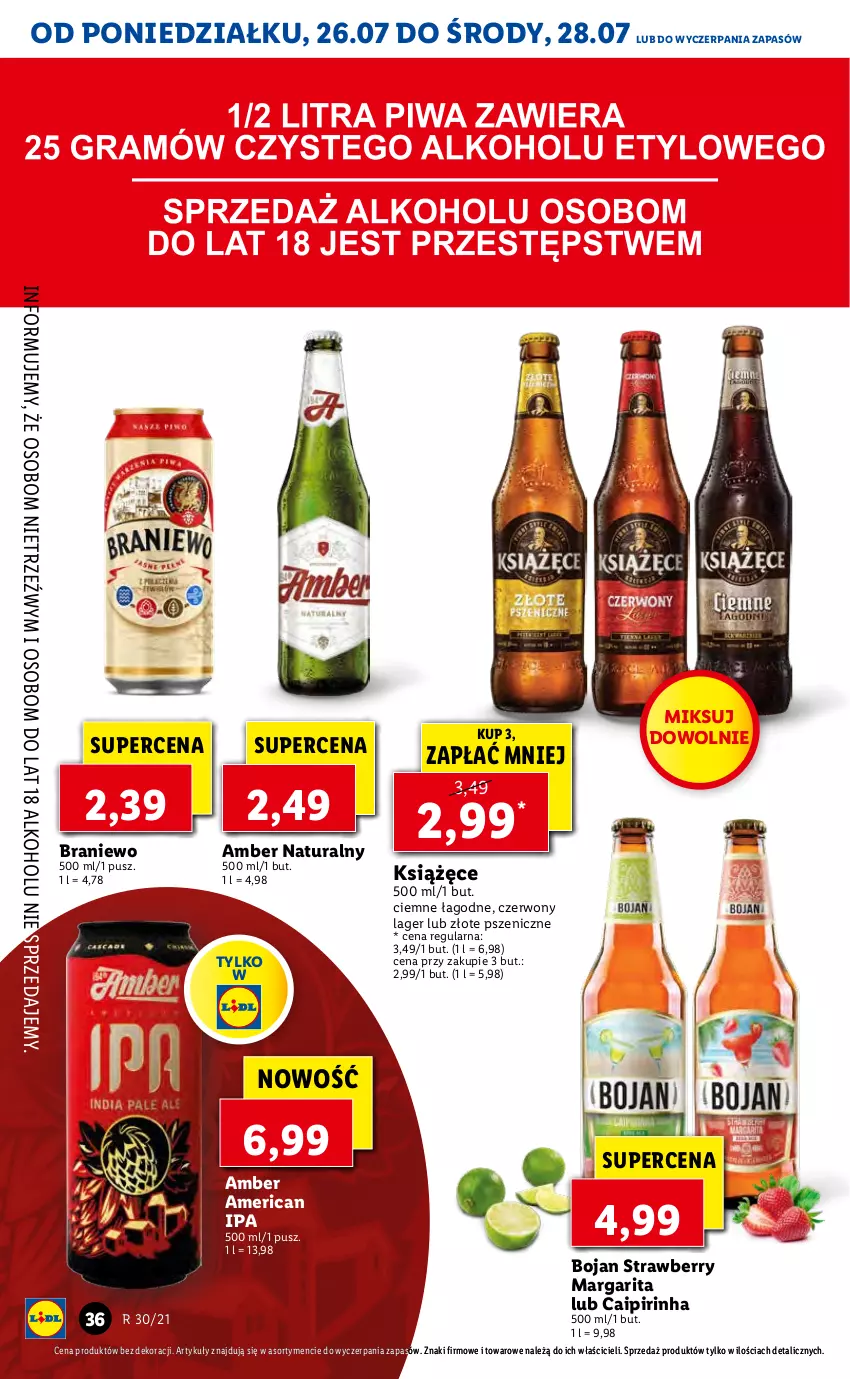 Gazetka promocyjna Lidl - GAZETKA - ważna 26.07 do 28.07.2021 - strona 36 - produkty: Książęce