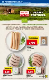 Gazetka promocyjna Lidl - GAZETKA - Gazetka - ważna od 28.07 do 28.07.2021 - strona 17 - produkty: Sok, Parówki, Parówki z szynki, Kiełbasa biała, Grill, Kiełbasa, Fa