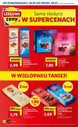 Gazetka promocyjna Lidl - GAZETKA - Gazetka - ważna od 28.07 do 28.07.2021 - strona 42 - produkty: Ser, Por, Czekolada mleczna, Czekolada, Galaretki, Deser, Gala