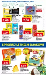 Gazetka promocyjna Lidl - GAZETKA - Gazetka - ważna od 28.07 do 28.07.2021 - strona 43 - produkty: Sok, Gra, Tonik, Czekolada, Galaretka, Rurki, Baton, Gala, Kakao, Mango, Kokos
