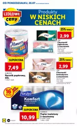 Gazetka promocyjna Lidl - GAZETKA - Gazetka - ważna od 28.07 do 28.07.2021 - strona 54 - produkty: Por, Mus, Papier, Papier toaletowy, Ręcznik, Chusteczki, Flora