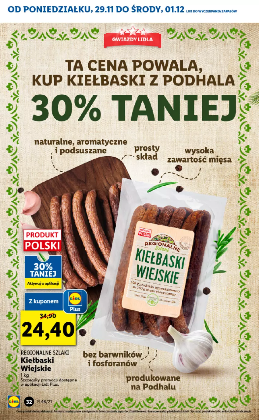 Gazetka promocyjna Lidl - GAZETKA - ważna 29.11 do 01.12.2021 - strona 32 - produkty: Fa, Sok