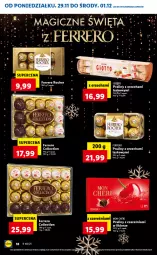 Gazetka promocyjna Lidl - GAZETKA - Gazetka - ważna od 01.12 do 01.12.2021 - strona 18 - produkty: Praliny, Ferrero Rocher, Ferrero, Likier