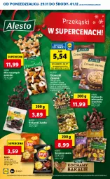 Gazetka promocyjna Lidl - GAZETKA - Gazetka - ważna od 01.12 do 01.12.2021 - strona 54 - produkty: Orzeszki, Rodzynki, Owoce