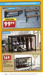 Gazetka promocyjna Aldi - COŚki idą do szkoły, sprawdź gazetkę - Gazetka - ważna od 31.08 do 31.08.2022 - strona 32 - produkty: Buty, Wieszak, Regał, Półka, Płyta, Lakier, Płyta wiórowa