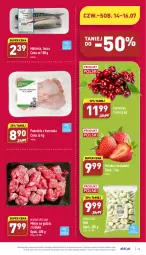 Gazetka promocyjna Aldi - Katalog spożywczy - Gazetka - ważna od 16.07 do 16.07.2022 - strona 25 - produkty: Kurczak, Truskawki, Mięsne specjały, Tusz, Mięso na gulasz, Mięso