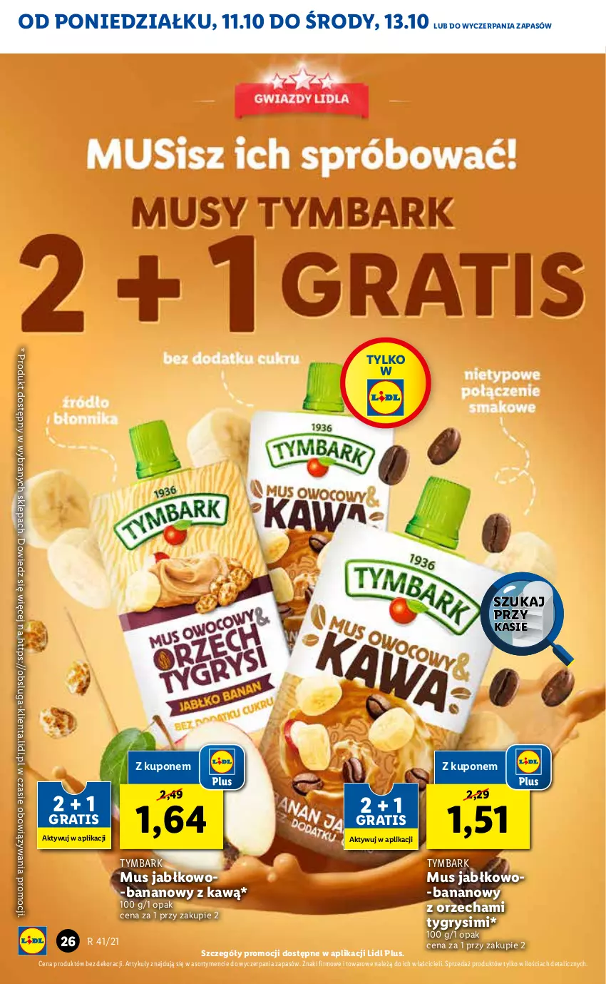 Gazetka promocyjna Lidl - GAZETKA - ważna 11.10 do 13.10.2021 - strona 26 - produkty: Gra, Gry, Mus, Tymbark