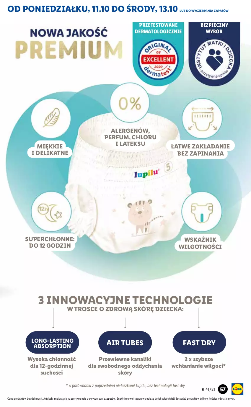 Gazetka promocyjna Lidl - GAZETKA - ważna 11.10 do 13.10.2021 - strona 57 - produkty: Fa, LG, Perfum, Piec, Por, Sok