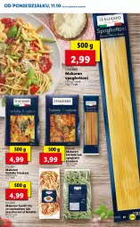 Gazetka promocyjna Lidl - GAZETKA - Gazetka - ważna od 13.10 do 13.10.2021 - strona 37 - produkty: Makaron, Spaghetti, Szpinak, Fa