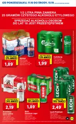 Gazetka promocyjna Lidl - GAZETKA - Gazetka - ważna od 13.10 do 13.10.2021 - strona 51 - produkty: Kasztelan, Carlsberg, Harnaś, Lech Premium