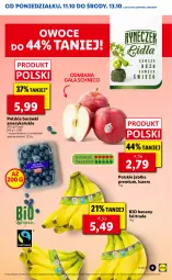 Gazetka promocyjna Lidl - GAZETKA - Gazetka - ważna od 13.10 do 13.10.2021 - strona 9 - produkty: Banany, Por, Borówka, Owoce, Gala, Jabłka, Fa