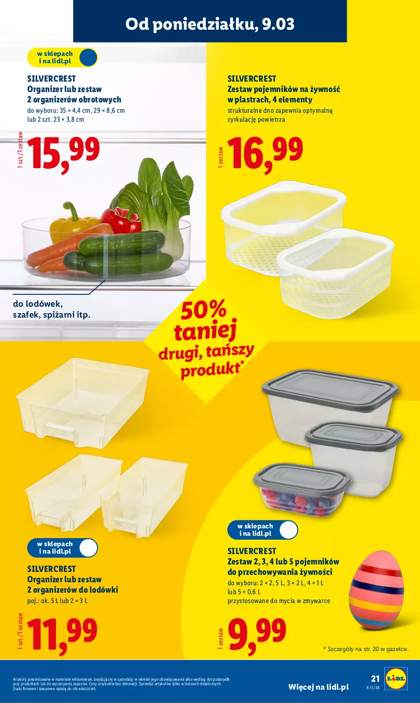 Gazetka promocyjna Lidl - Oferta ważna od 9.03 - ważna 09.03 do 14.03.2026 - strona 25 - produkty: Organizer, Pojemnik, Silvercrest