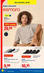 Gazetka promocyjna Lidl - Oferta ważna od 9.03 - Gazetka - ważna od 14.03 do 14.03.2026 - strona 40 - produkty: Sweter, Top, Sok, Karp, Skarpetki, Moda