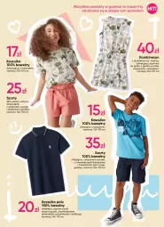 Gazetka promocyjna Pepco - Letnie sukienki - Gazetka - ważna od 17.05 do 17.05.2023 - strona 5 - produkty: Szorty, Kosz, O nas, Koszulka, Kombinezon