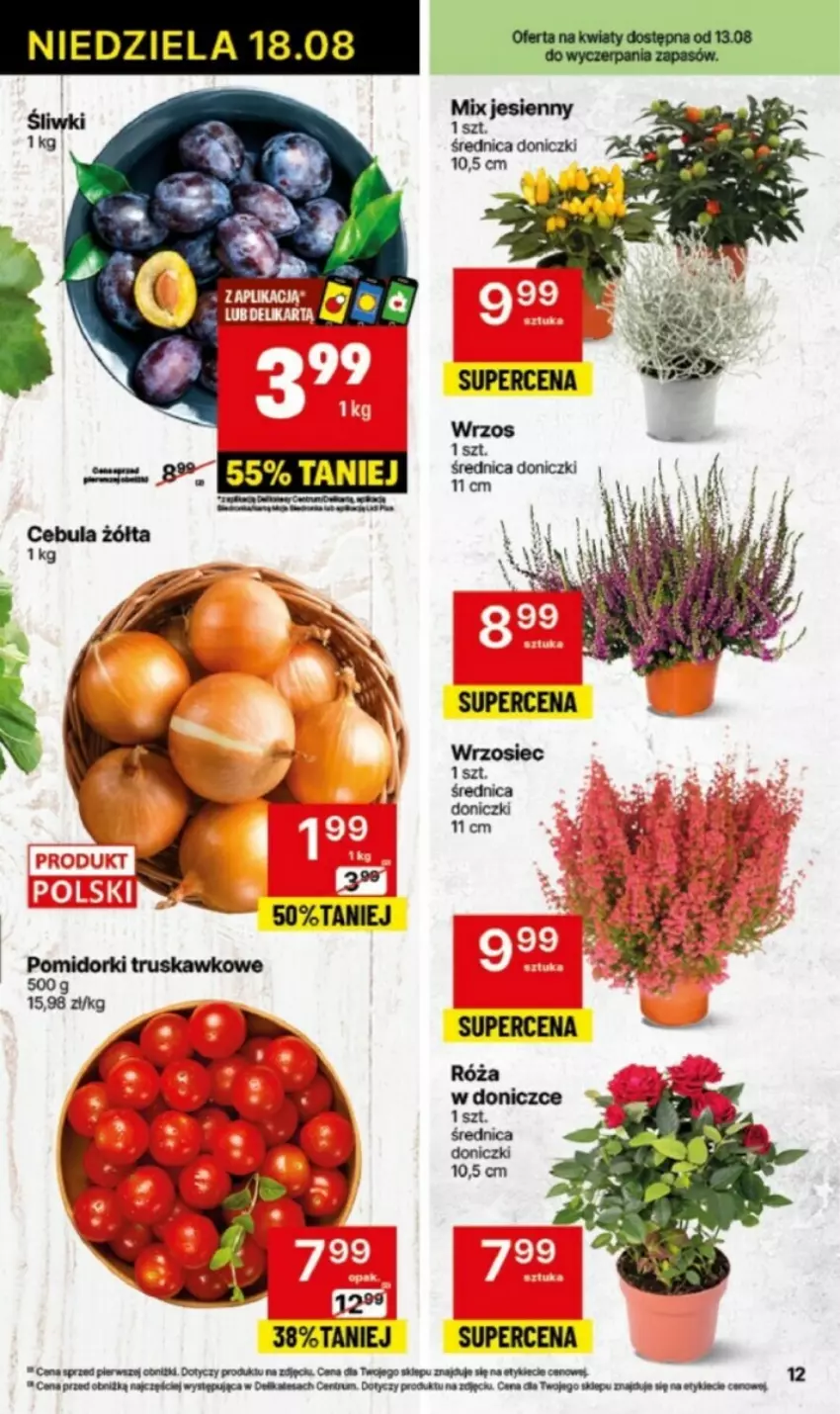 Gazetka promocyjna Delikatesy Centrum - ważna 12.08 do 14.08.2024 - strona 4 - produkty: Cebula, LANA, Rum