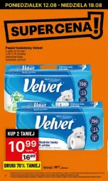 Gazetka promocyjna Delikatesy Centrum - Gazetka - ważna od 14.08 do 14.08.2024 - strona 23 - produkty: Rum, Papier, Papier toaletowy, Velvet