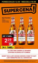 Gazetka promocyjna Delikatesy Centrum - Gazetka - ważna od 14.08 do 14.08.2024 - strona 25 - produkty: Piwa, Piwo, Piec, Rum, Gra, Kasztelan