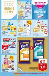 Gazetka promocyjna Auchan - przeNISKIE CENY Targi Wielkanocne Supermarkety - Gazetka - ważna od 06.04 do 06.04.2022 - strona 11 - produkty: Gra, Pasta do zębów, Adidas, Duck, Presto, Fairy, Płyn do mycia, Sidolux, Pronto, Colgate, Antyperspirant, LG, Fa