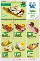 Gazetka promocyjna Auchan - przeNISKIE CENY Targi Wielkanocne Supermarkety - Gazetka - ważna od 06.04 do 06.04.2022 - strona 5 - produkty: Polędwica, Ser, Ryż, Szynka, Morliny, Frankfurterki, Ser pleśniowy, Lazur, Fa