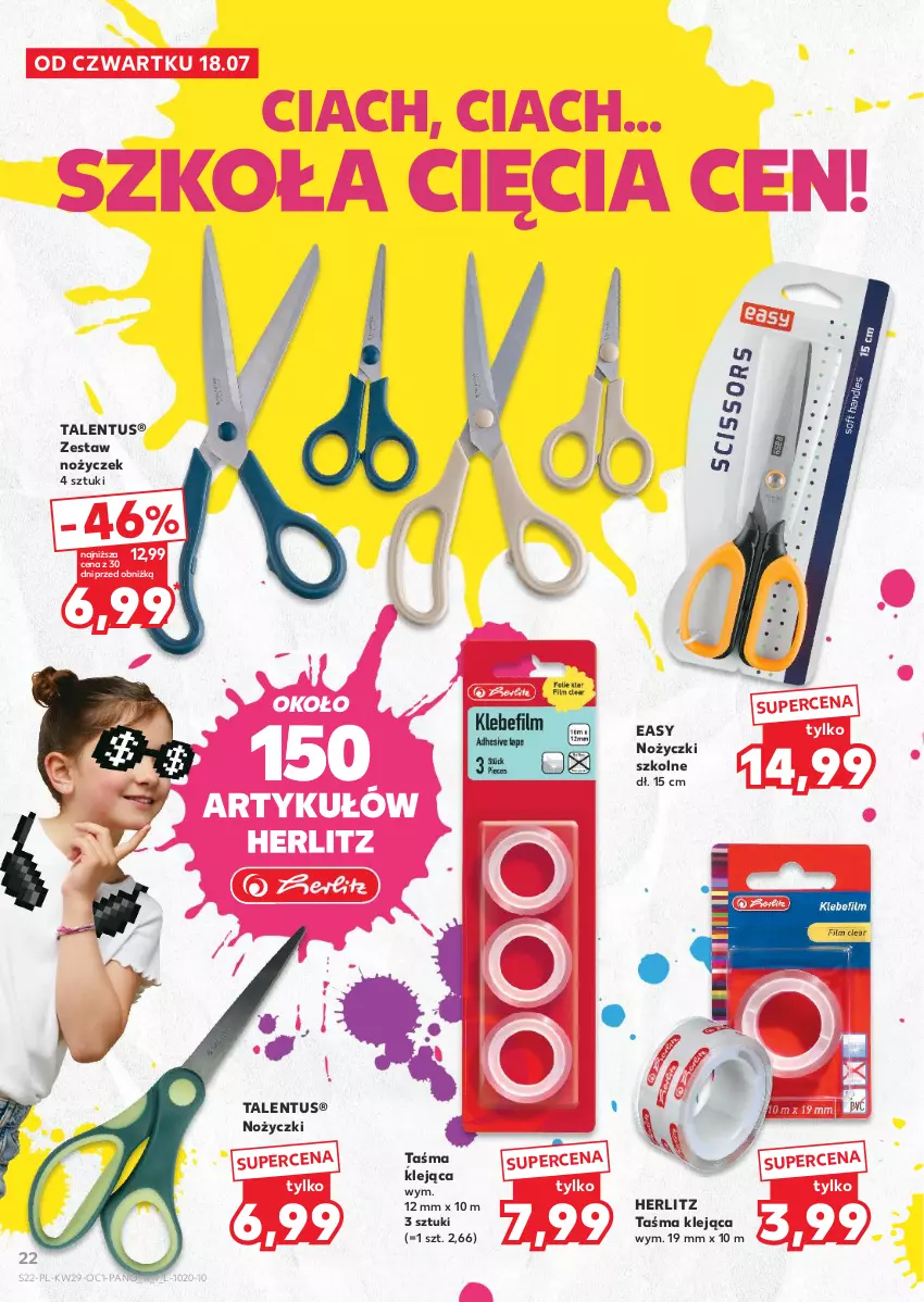 Gazetka promocyjna Kaufland - Kaufland - ważna 18.07 do 11.09.2024 - strona 22 - produkty: Klej, Noż, Nożyczki