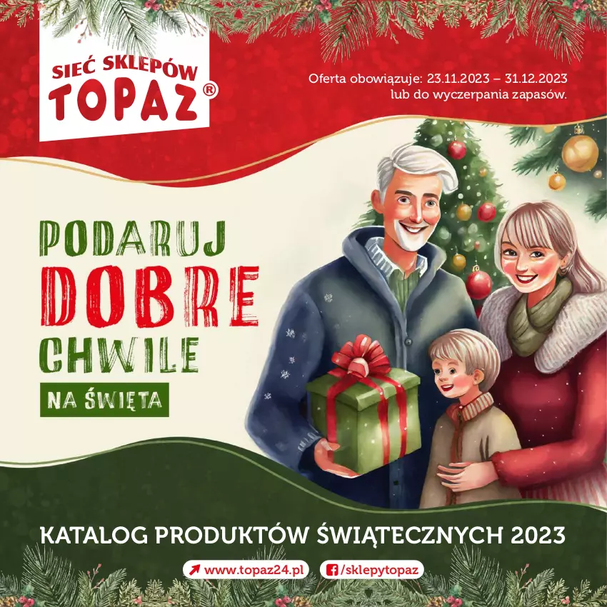 Gazetka promocyjna Topaz - Gazetka - ważna 23.11 do 31.12.2023 - strona 1 - produkty: Top