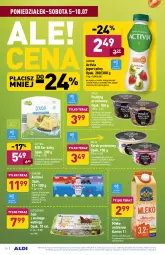 Gazetka promocyjna Aldi - WEGE PRZYSMAKI - Gazetka - ważna od 10.07 do 10.07.2021 - strona 18 - produkty: Maasdam, Sok, Ser, Gra, Danone, Borówka, Jaja, Jogurt, Granat, Ananas, Kiwi, Actimel, Activia, Tera, Serek, Czekolada, Pudding, Gouda, Mango, Jogurt pitny, Jaja z wolnego wybiegu, Mięta, Mleko