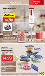 Gazetka promocyjna Lidl - GAZETKA - Gazetka - ważna od 26.07 do 26.07.2025 - strona 43 - produkty: Dzbanek, Ivar, Blender ręczny, Blender, Kuchnia, Pojemnik, Zelmer, Fa
